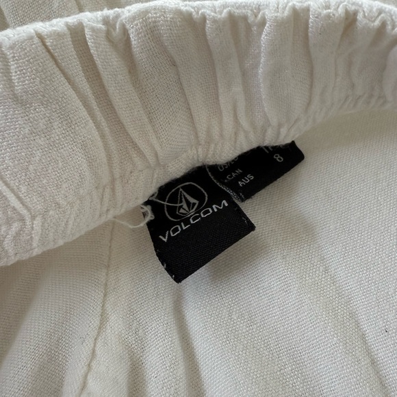 Volcom Cream Wide Leg Pants - Picture 4 of 5